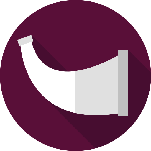Horn Flat Circular Flat icon