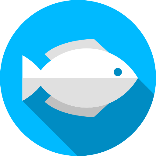 물고기 Flat Circular Flat icon