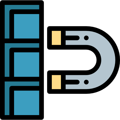 pixel Detailed Rounded Lineal color icoon