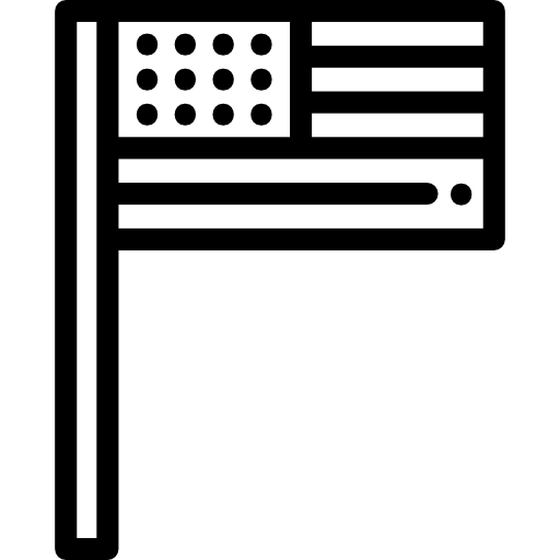 アメリカ合衆国 Detailed Rounded Lineal icon