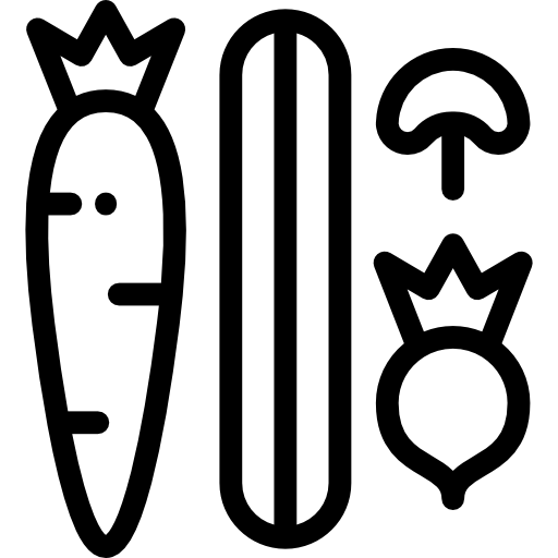 legumes Detailed Rounded Lineal Ícone