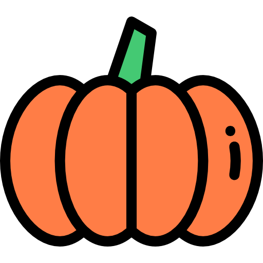 かぼちゃ Detailed Rounded Lineal color icon