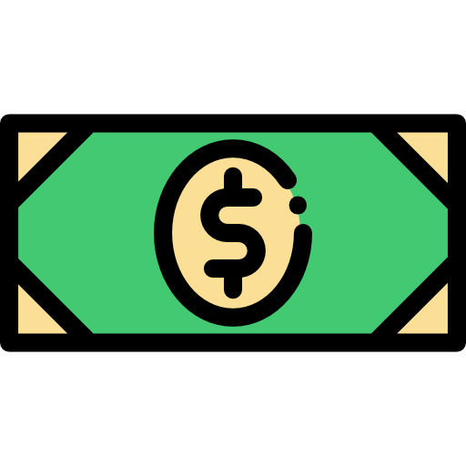 お金 Detailed Rounded Lineal color icon