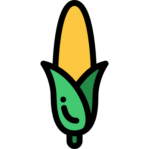 Corn Detailed Rounded Lineal color icon
