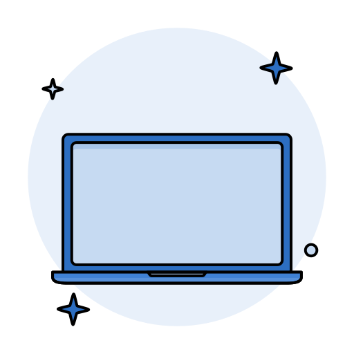 laptop Generic Rounded Shapes ikona