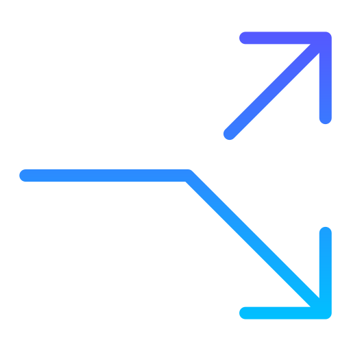 Right arrows Generic Gradient icon