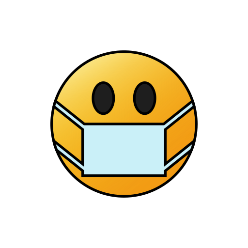 Medical mask Generic Thin Outline Color icon