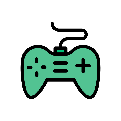 gamepad Vector Stall Lineal Color icoon