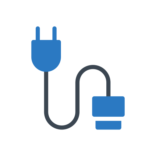 kabel do transmisji danych Generic Blue ikona