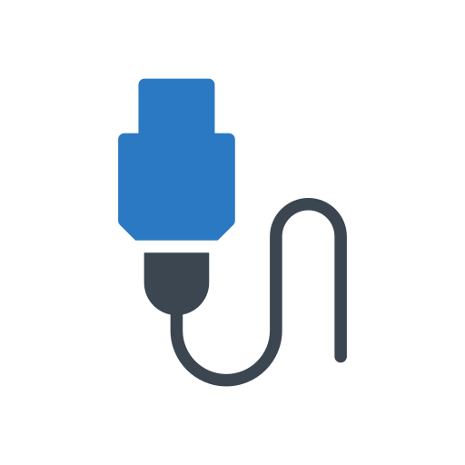 데이터 케이블 Generic Blue icon