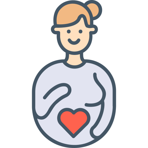 Pregnant Generic Outline Color icon