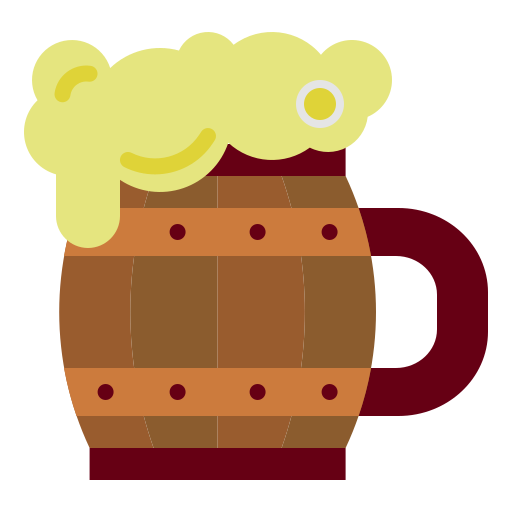 Wooden mug Generic Flat icon