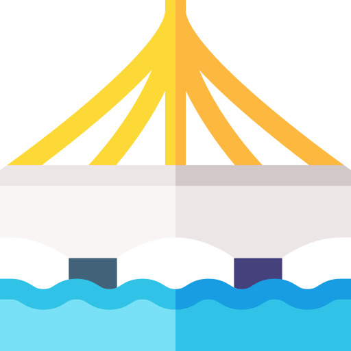 橋 Basic Straight Flat icon
