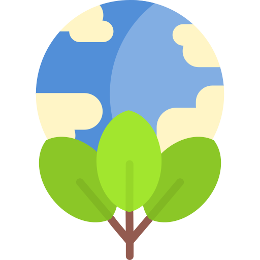 지구 행성 Kawaii Flat icon
