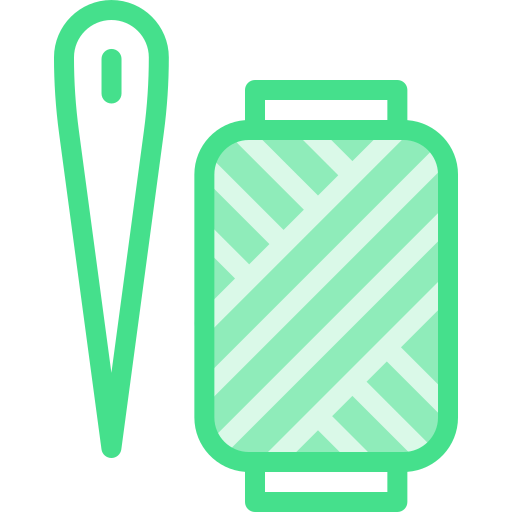 바늘 Detailed color Lineal color icon