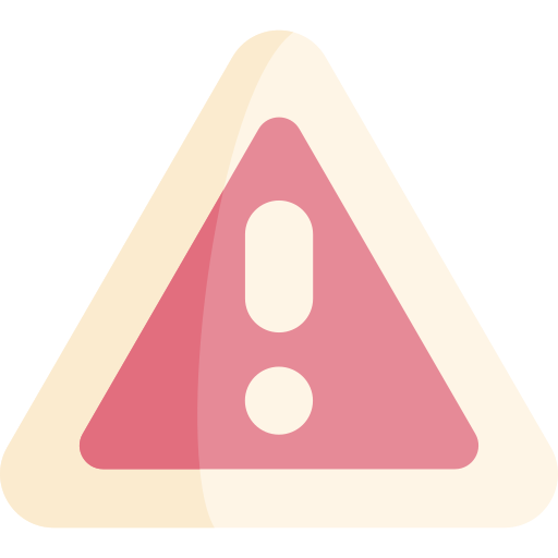 警告標識 Kawaii Flat icon