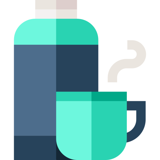 Thermo flask Basic Straight Flat icon