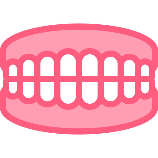 歯 Detailed color Lineal color icon
