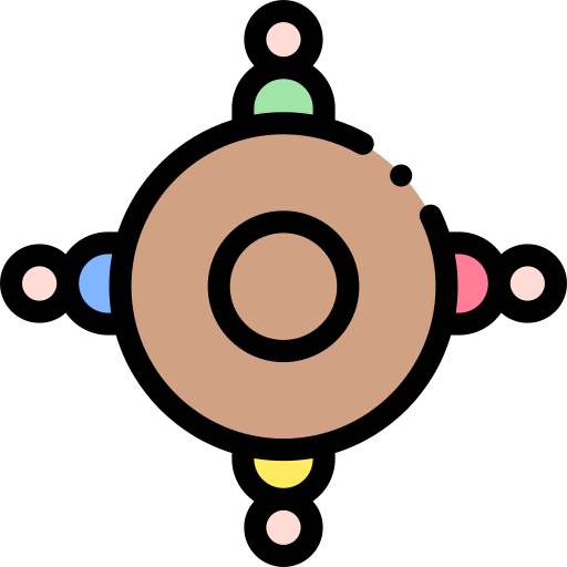 okrągły stół Detailed Rounded Lineal color ikona