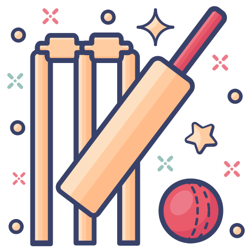 Cricket Generic Outline Color icon