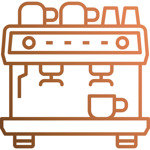 Coffee machine Generic Gradient icon
