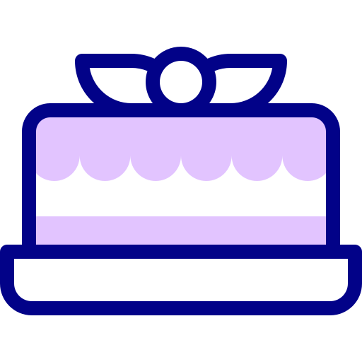 ciasto Detailed Mixed Lineal color ikona