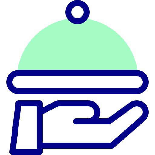 Блюдо Detailed Mixed Lineal color иконка