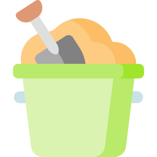 Sand bucket Special Flat icon