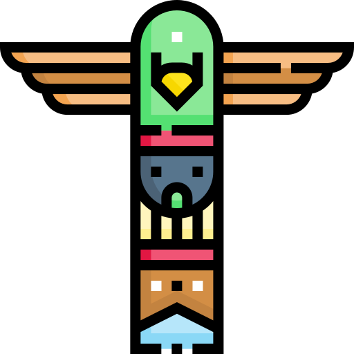 totem Detailed Straight Lineal color icon