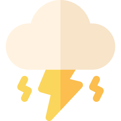 Thunder Basic Rounded Flat icon
