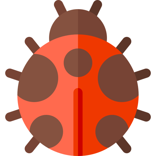 Ladybug Basic Rounded Flat icon