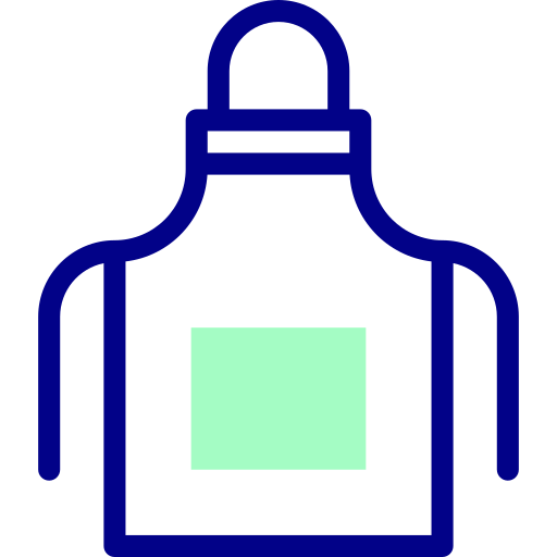 앞치마 Detailed Mixed Lineal color icon