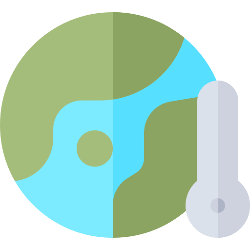 globale erwärmung Basic Rounded Flat icon