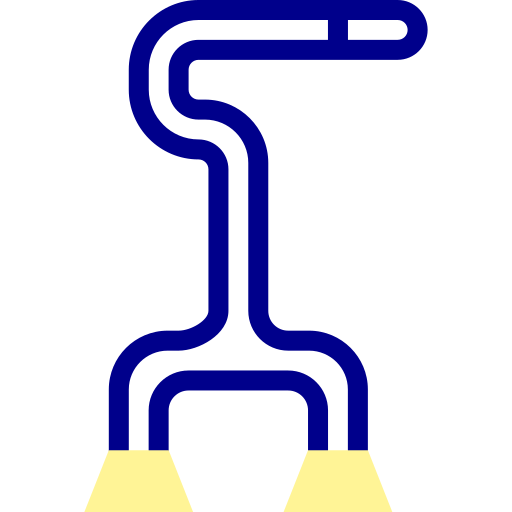 지팡이 Detailed Mixed Lineal color icon