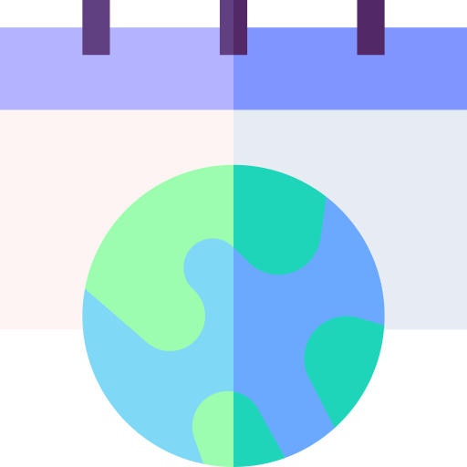 dzień ziemi Basic Straight Flat ikona