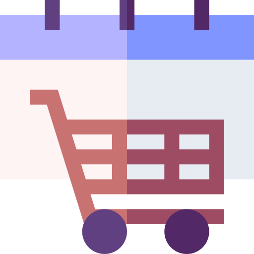 shopping Basic Straight Flat icona