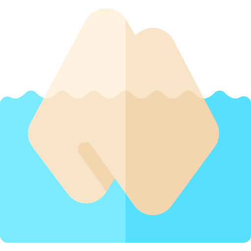Iceberg Basic Rounded Flat icon