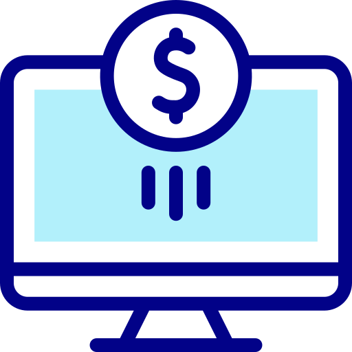 online-geld Detailed Mixed Lineal color icon