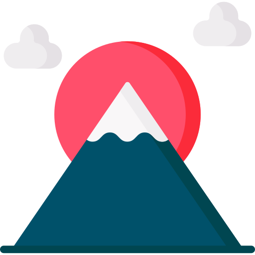 Mount fuji Special Flat icon