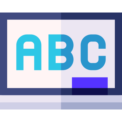 ホワイトボード Basic Straight Flat icon