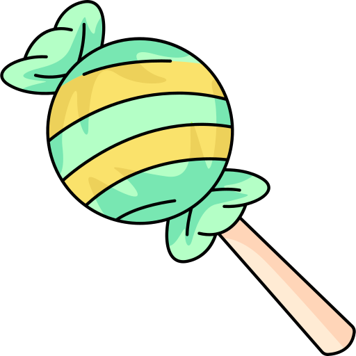 Lollipop Generic Thin Outline Color icon