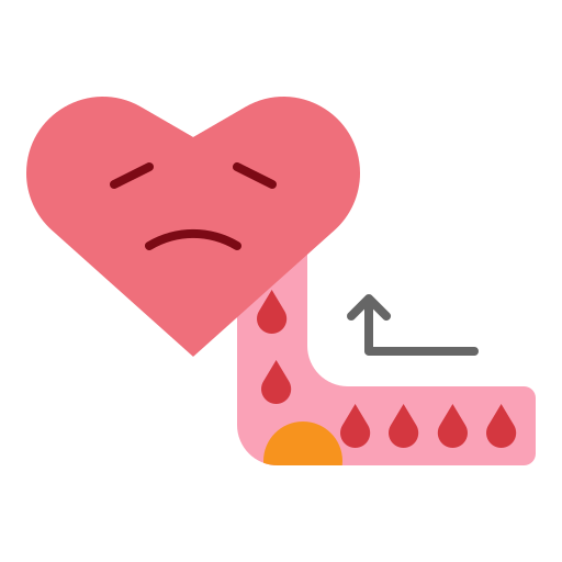enfermedad del corazón Generic Flat icono