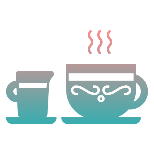 café latté Generic Flat Gradient icono