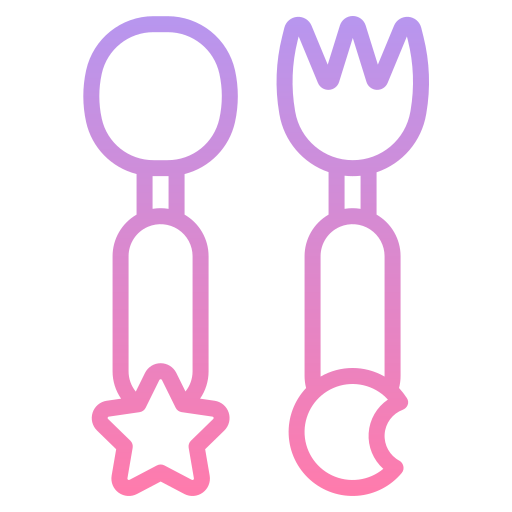 Baby cutlery Generic Gradient icon