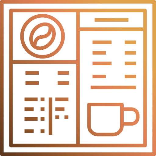 Coffee menu Generic Gradient icon