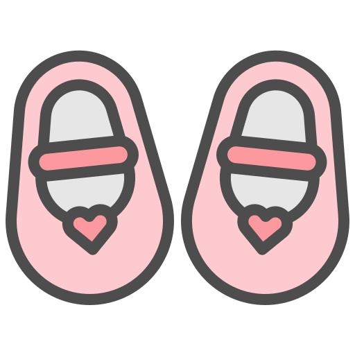 scarpe per neonato Generic Outline Color icona