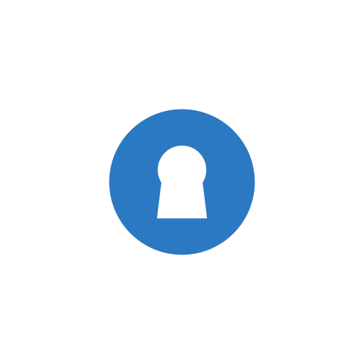 buco della serratura Generic Blue icona