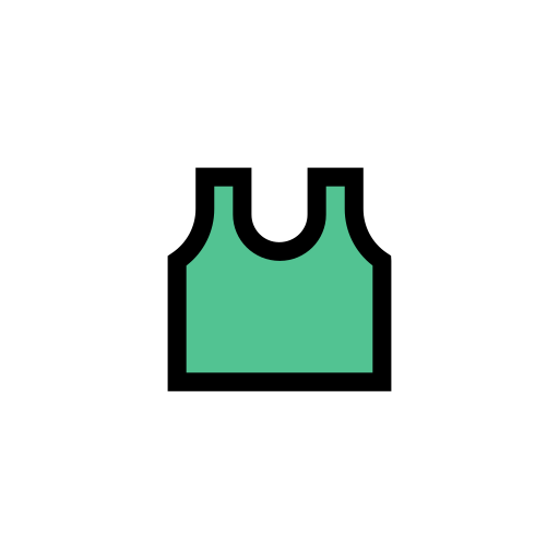 Tank top Vector Stall Lineal Color icon