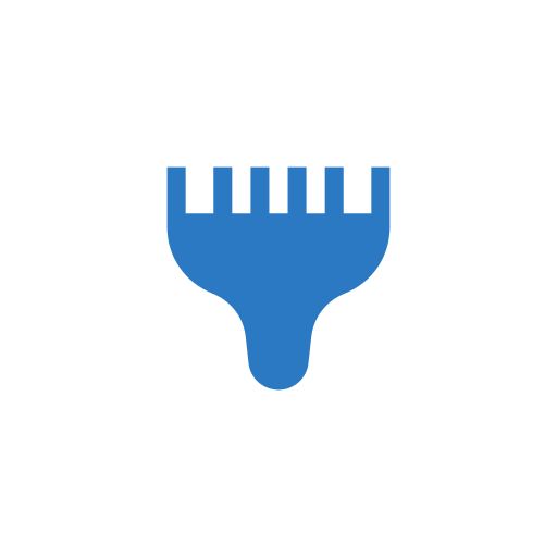 櫛 Generic Blue icon
