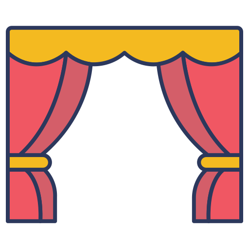Curtain Dinosoft Lineal Color icon